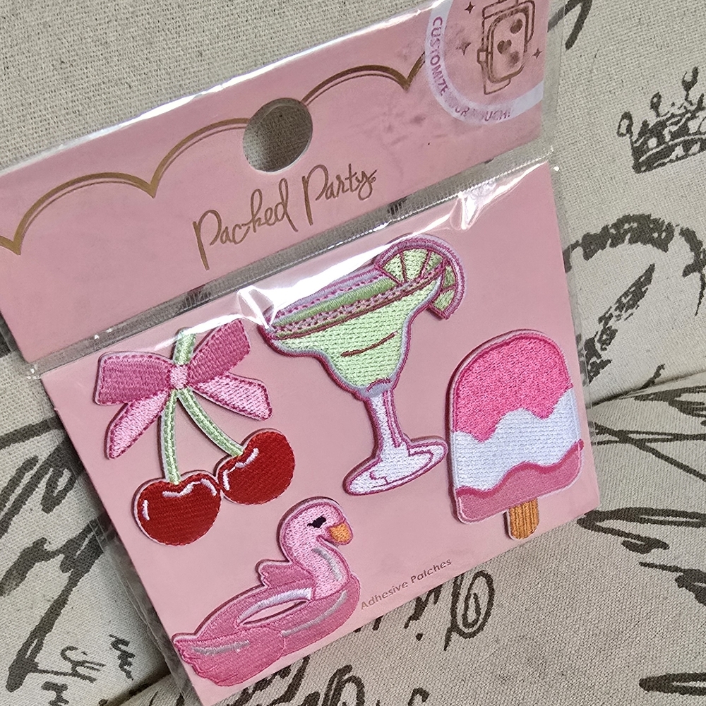 Adhesive 4pk Of Cute Patches New